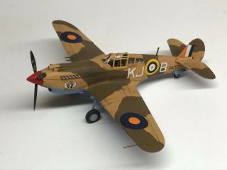 Curtiss P - 40 Kittyhawk,  1/72,  Built & Finished For Display,  Fine.  An377