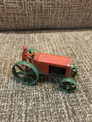 Vintage Tootsietoy Prewar Diecast Toy Farm Tractor 3