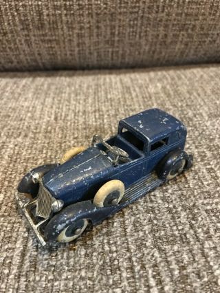 Vintage Tootsietoy Graham Limo Blue Diecast Toy Car