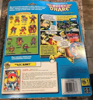 Bucky O ' Hare The Toad Wars 1990 Hasbro Action Figure A.  F.  C.  Blinky 2