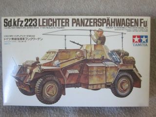 German Sd.  Kfz 223 Liechter Panzerspahwagen 1/35 Tamiya Military Model Kit