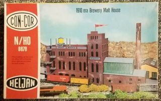 Ho / N Scale Heljan Con - Cor 1910 Era Brewery Malt House Kit B678