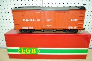 Lgb 4067 D&rg Denver & Rio Grande Box Car G - Scale