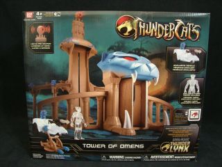 Bandai Thundercats Tower Of Omens Playset Exclusive Tygra Figure & Vehicle