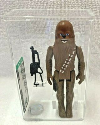 Star Wars Vintage Chewbacca Action Figure Afa Graded 80,  Nm