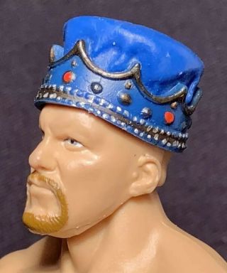 Wwe Jerry The King Lawler Blue Hat Crown Accessory Mattel Elite Figure Props
