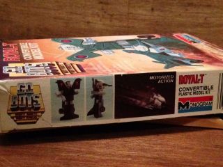 ROYAL - T Convertible Model Kit 1984 Vintage GO BOTS MONOGRAM Tonka COMPLETE NM 8