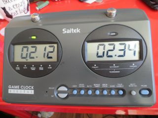 Saitek Competition Game Clock Chess Timer Counter