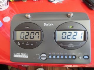 Saitek Competition Game Clock Chess Timer Counter 2