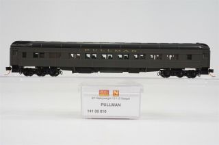 N Scale Mtl Micro - Trains 141 00 010 Pullman 10 - 1 - 2 Sleeper Passenger Car