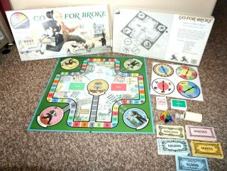 Go For Broke Board Game 1985 Spend A Million Game Selchow Righter 100 Complete