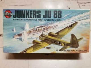 Vintage Airfix 1/72 Junkers Ju - 88