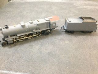 Vintage Ho Trains Penn Line K - 4 Die Cast Metal 4 - 6 - 2 Pacific Locomotive,  Tender