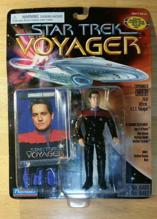 Star Trek Voyager Commander Chakotay Playmates Action Figure 1995