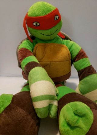 Tmnt Teenage Ninja Mutant Turtle Raphael 24 " Plush - Nickelodeon Stuffed Animal