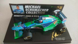 Michael Schumacher Benetton B193 B/ B194 Minichamps 1/43 Diecast Model