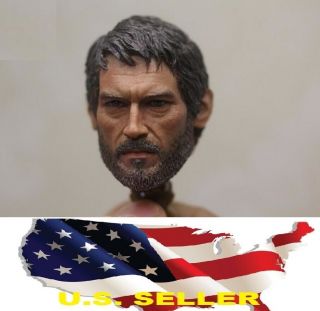 1/6 Joel Male European Head The Last Of Us For Hot Toys Phicen Ship From Us