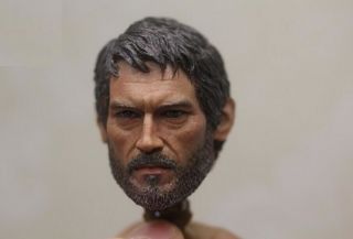 1/6 Joel male European head The Last of Us for hot toys phicen SHIP FROM US 3