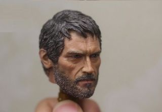 1/6 Joel male European head The Last of Us for hot toys phicen SHIP FROM US 5