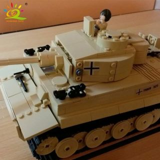 995pcs Military German King Tiger Tank Building Blocks Compatible Legoingly Army 5