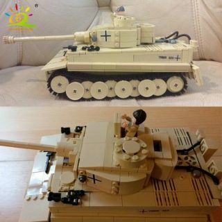 995pcs Military German King Tiger Tank Building Blocks Compatible Legoingly Army 6