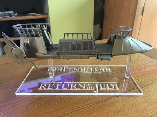 1 X Acrylic Display Stand - Vintage Star Wars - Kenner Skiff (stand Only)