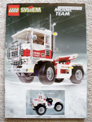Lego System Model Team - Rare - Racing Truck 5563 - Instruction Book