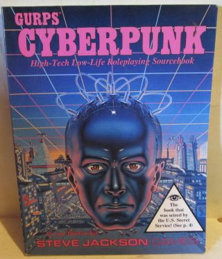 Gurps Cyberpunk Sourcebook 2020 Steve Jackson Games Rpg