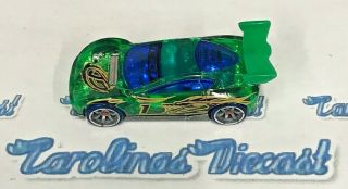 Rare Hot Wheels Acceleracers Teku (green) " Synkro " From Collectible Card Game