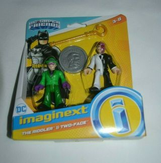 Fisher Price Imaginext Dc Friends The Riddler & Two - Face