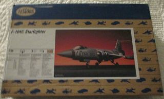 1/48 Testors Lockheed F - 104c Starfighter,  Kit No.  7523; Open Box,  Parts