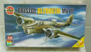 Airfix 1:72 Bristol Blenheim Mk Iv Model Kit Mib