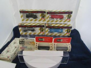 Six Revell Rapido West Germany N Scale Freight Cars And Autos Nibs
