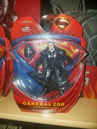 Dc Movie Masters Man Of Steel Superman General Zod Kryptonian Armor Figure