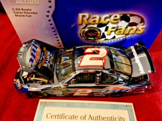 Rusty Wallace 2 Miller Lite / Last Call Color Chrome 1/24 Action Diecast
