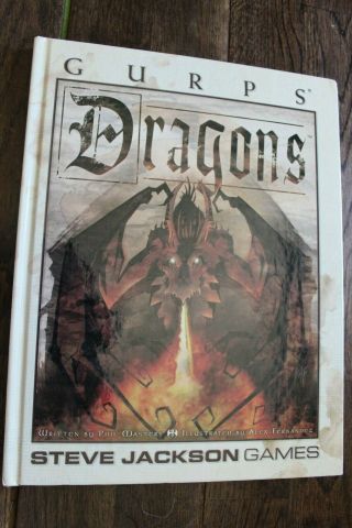 Gurps Dragons - Hardcover - Steve Jackson Games - Great Shape