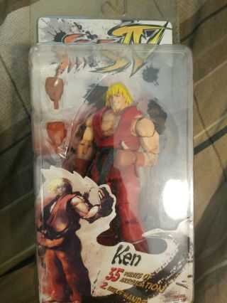 Neca1 Street Fighter Iv Series 1 Player Select Ken Action Figure