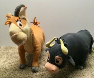 Ferdinand Lupe Goat Bull Plush Stuffed Animal Set,  Toy Factory Plush