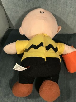 Peanuts Charlie Brown Light Up It ' s the Great Pumpkin Plush Stuffed Musical Toy 4
