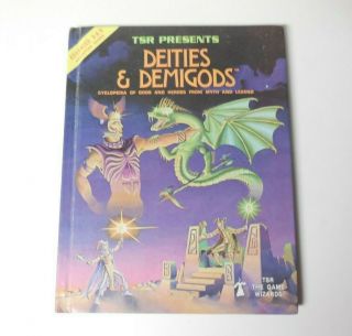 Advanced D & D Tsr Deities & Demigods Cyclopedia Of Gods And Heroes - 128 Pgs