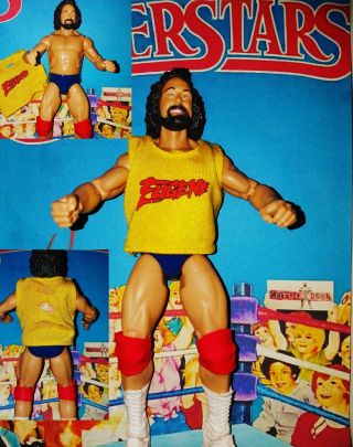 Wwe Mattel Elite Eugene As Hulk Hogan Custom Wrestling Figure Playable Flashback