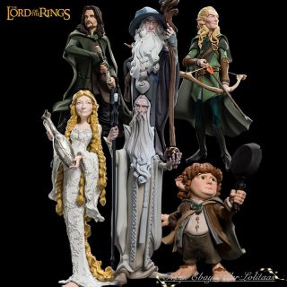 Weta The Lord Of The Rings Mini Epics Sdcc Model Gandalf Galadriel Legolas Sam