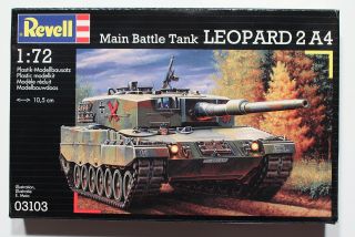 Revell 03103 1/72 Leopard 2a4 Late Cold War German Battle Tank