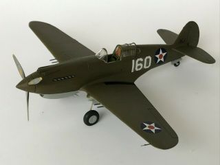 Curtiss P - 40 Warhawk,  1/48,  Built & Finished For Display,  Fine.