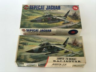 Airfix 1/72 Bac/sepecat Jaguar Kits X 2,  Red Stripe Etc.