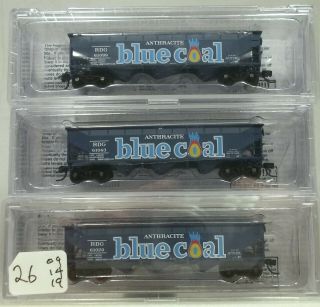 Bluford Walthers Reading Blue Coal 3 Pack (26)