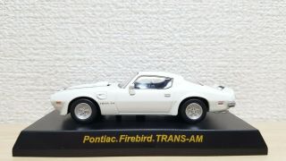 1/64 Kyosho Pontiac Firebird Trans - Am White Diecast Car Model