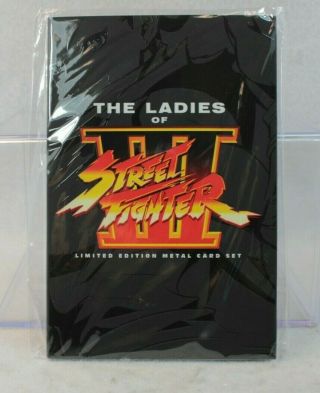 Sdcc 2019 Exclusive Ladies Of Street Fighter Metal Trading Card Set Le