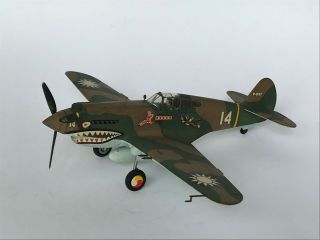 Curtiss P - 40 Flying Tiger,  1/48,  Built & Finished For Display,  Fine.