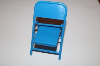 Blue Steel Chair Jakks Wrestling Action Figure Accessory For 7 " Figures Wwe Wcw